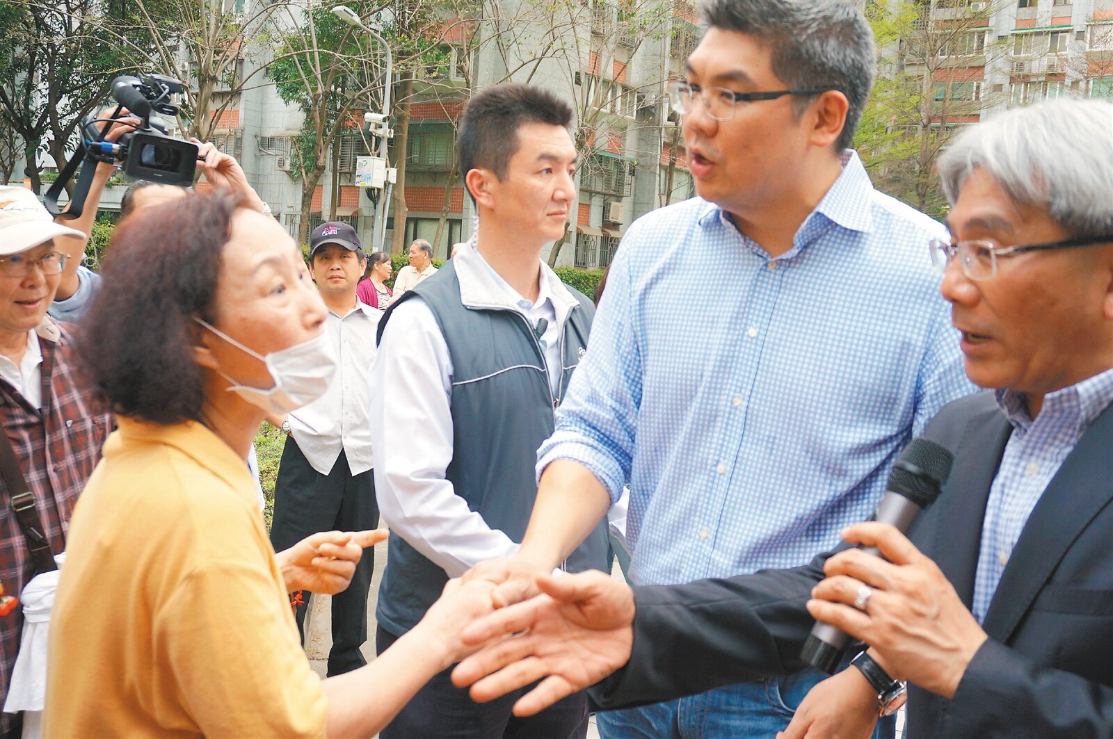 連勝文昨表示,學運真正重要的是其反映出的社會現象,很多年輕人對未來充滿恐懼、困惑。 記者陳惠惠/攝影