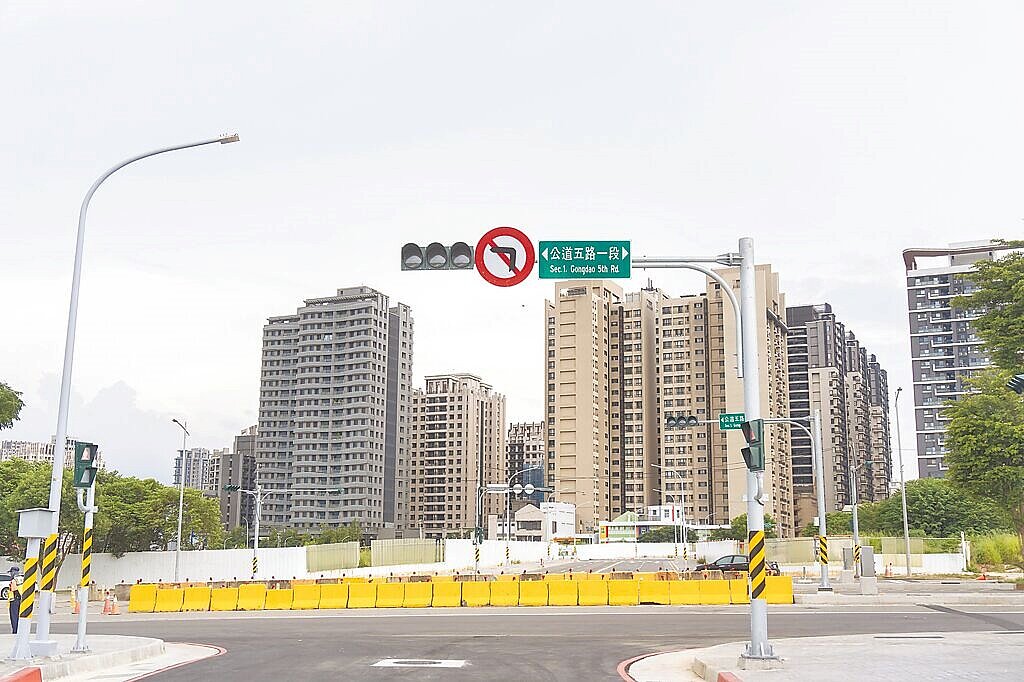 新竹市慈濟路銜接慈雲路段。(新竹市政府提供/陳育賢新竹傳真)