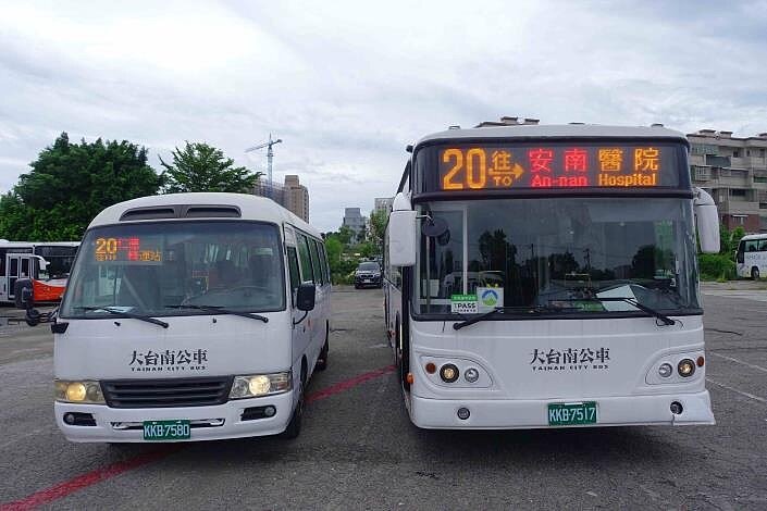台南新20路、厝邊公車904路上線。圖/交通局提供