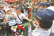 康乃馨上街頭　呼喚學子回家