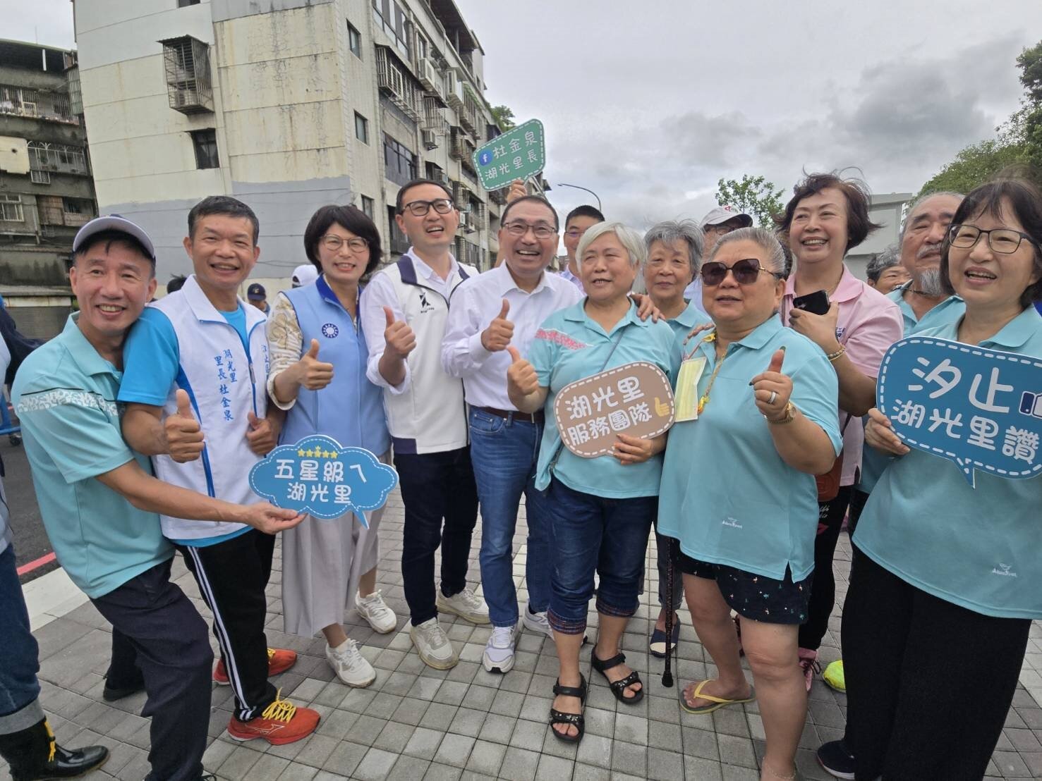 汐止康寧街第三期工程完工人本環境寬闊，社后整體路網串連，侯友宜今視察。記者游明煌／攝影 