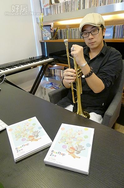 魏廣皓在這裡創作音樂,激發靈感。