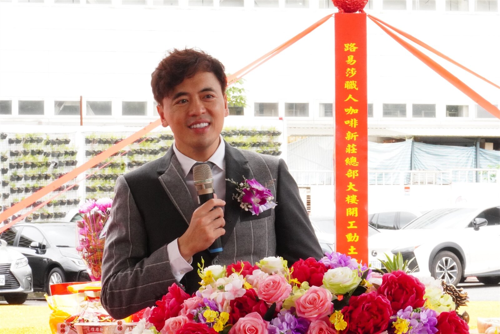 路易莎董事長黃銘賢。記者劉懿萱／攝影 