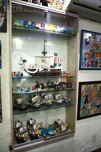 
6.展示櫃也出自大家的巧手布置。