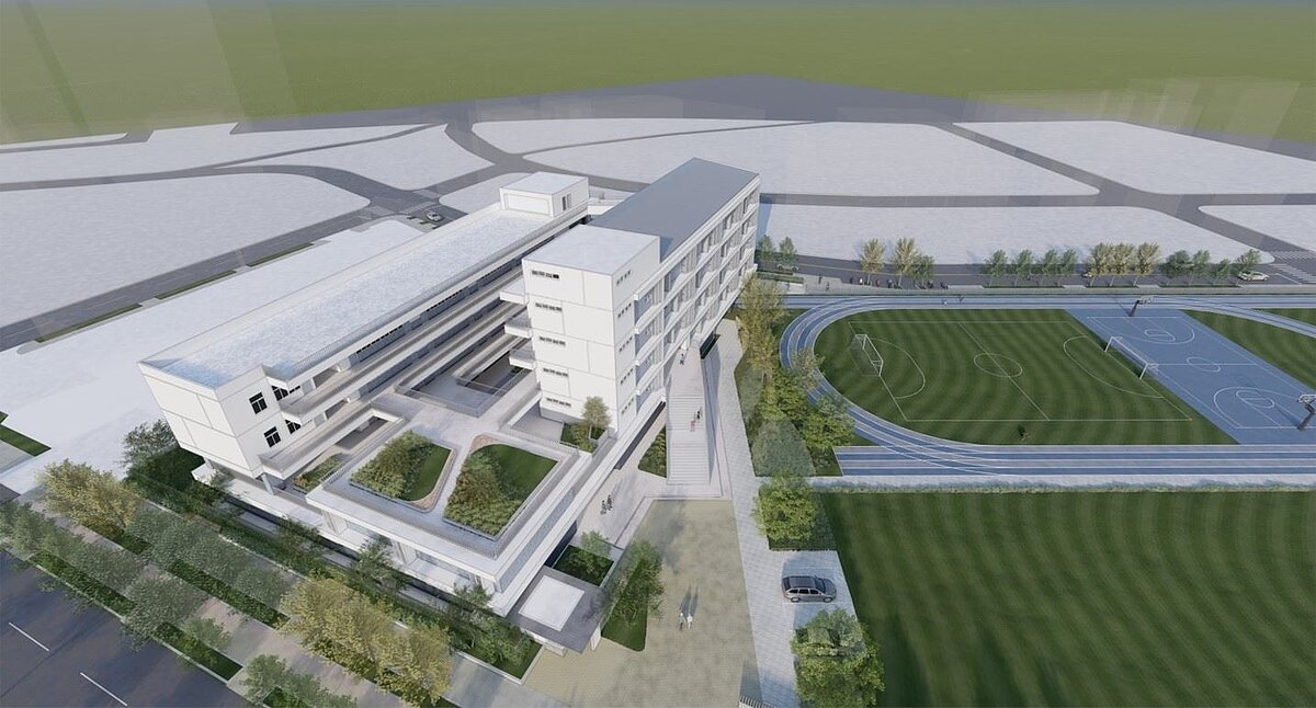 竹北實驗高中校區規劃。圖/新竹縣教育局提供
