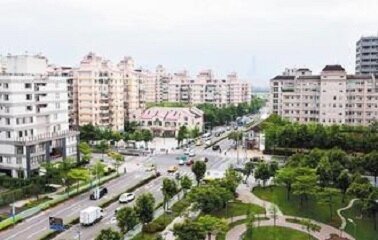 基河國宅無景觀戶一坪約5、60萬元,是大直重劃區內最便宜住宅。 記者屠惠剛/攝影