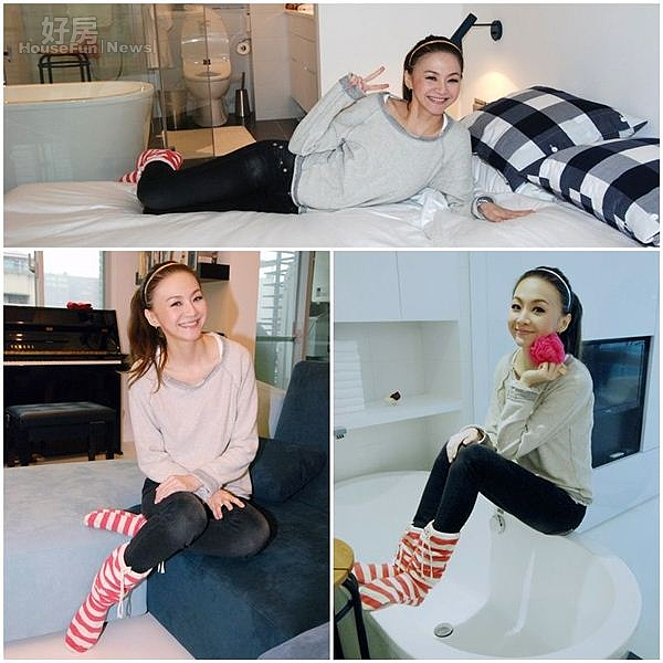 圖3:以精品飯店規格打造的家,讓花花每天都有好心情。