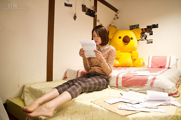 3.千惠房間走日式風格的溫暖色調。