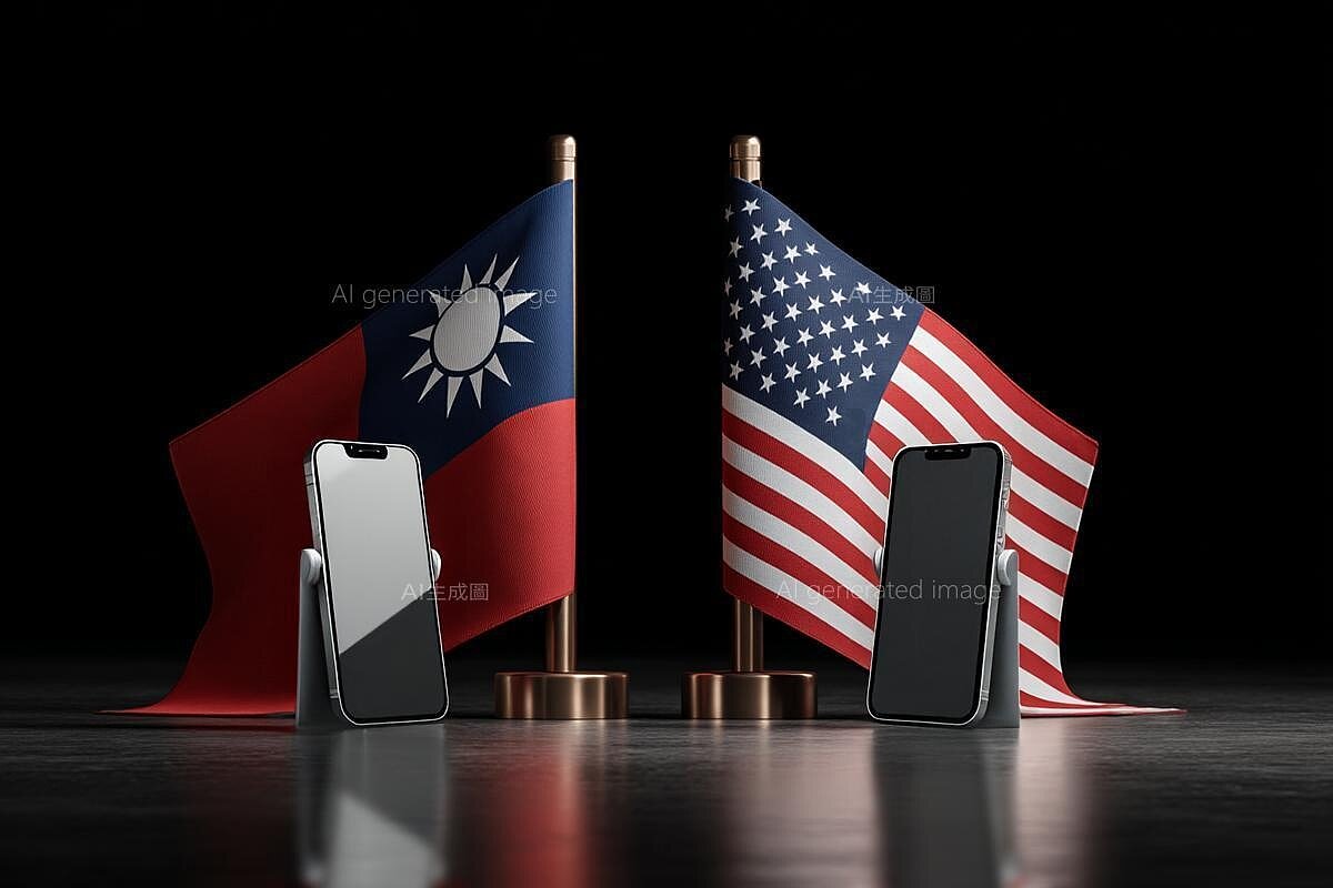 台美對等關稅宣布了，美國宣布台灣對等關稅為20％。 圖／AI生成