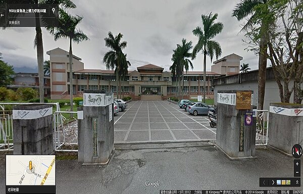 池上國中舊宿舍將改建成在地活化的新據點(翻攝自Google Map)