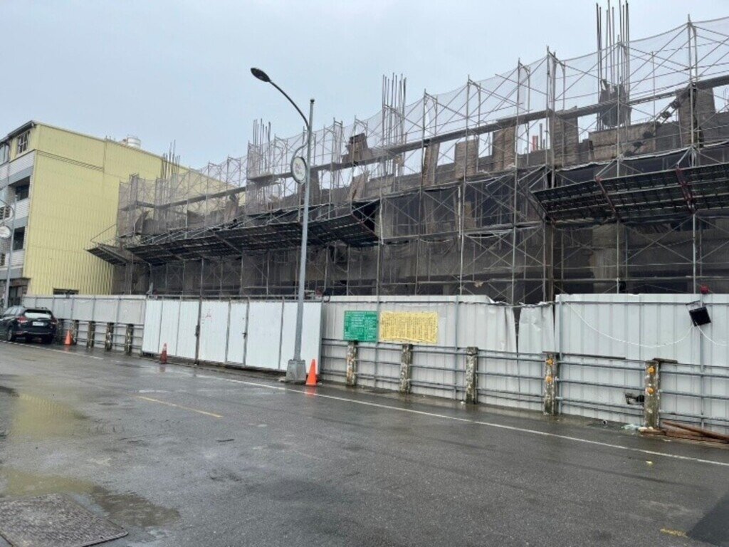 台中市停工建案現況。圖片內政部提供