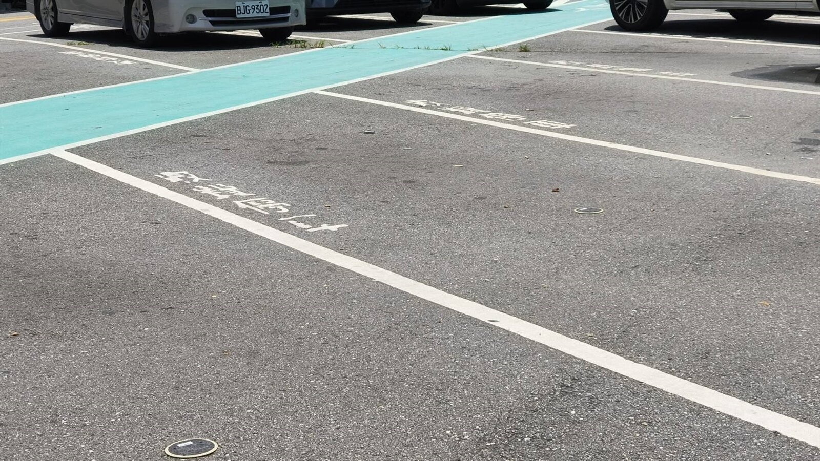 花蓮市路邊停車格停車費用每半小時10元,今年改用地磁感應裝置偵測停放車輛時間,卻有民眾被多收費。記者王思慧/攝影