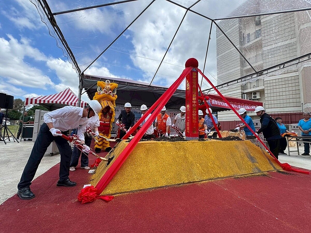 「富台安居」社宅動土，基地距中壢火車站車程約10分鐘，且未來捷運綠線中壢延伸段通車後，步行5分鐘就可抵達G28站。圖／國家住都中心提供