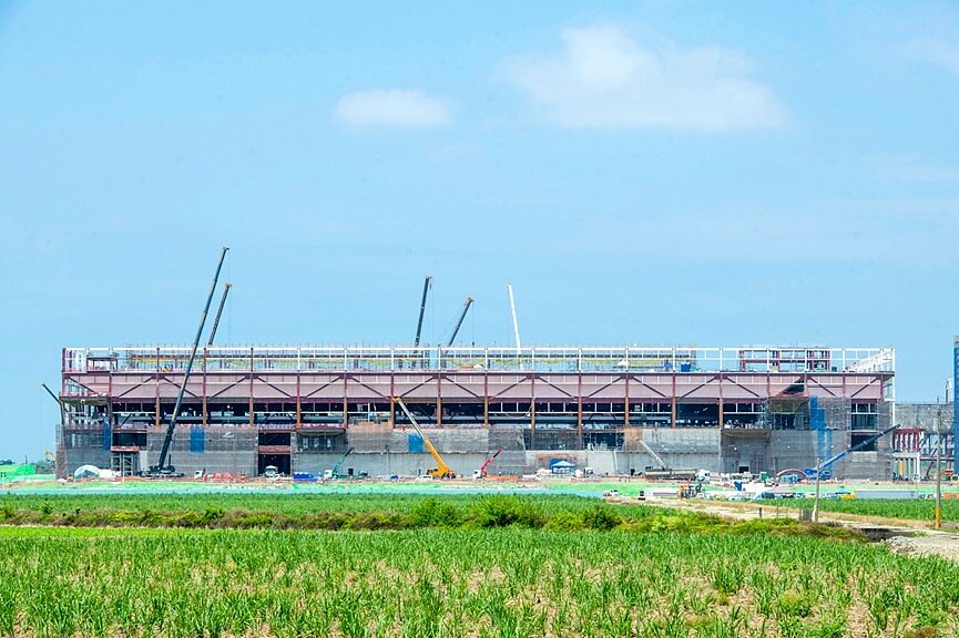 國產建材實業嘉義嘉太廠,掌握科技大廠先進封測廠的科技建廠商機,以及在地房建熱區等龐大混凝土需求,榮登集團年度出貨王,現更購地積極擴廠增加產能,可望穩健掌握龐大高端市場商機。圖/國產建材實業提供