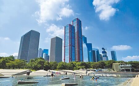 
汝矣島躋身「韓國華爾街」。（王莫昀攝）
