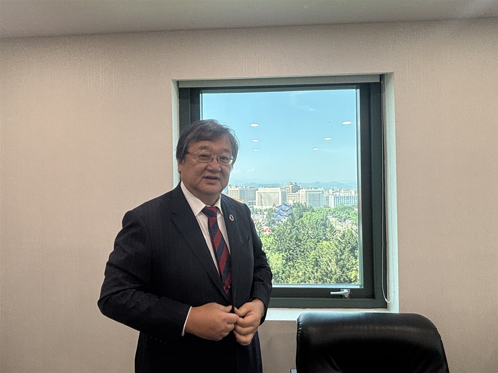 衛福部長邱泰源表示,現在政府有四大策略因應少子化人口負成長。記者李青縈/攝影