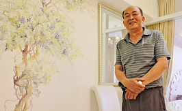 整個房子大改造，充滿民宿與藝術風格，林進瑞覺得環境變得很清爽。
