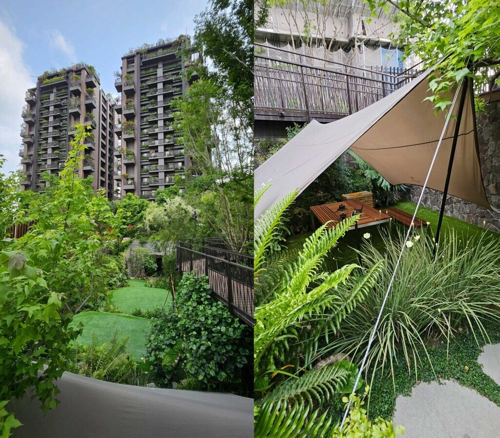 陸府『織森』設計階梯式高爾夫果嶺,且同時可體驗野餐、露營。圖/朱福山