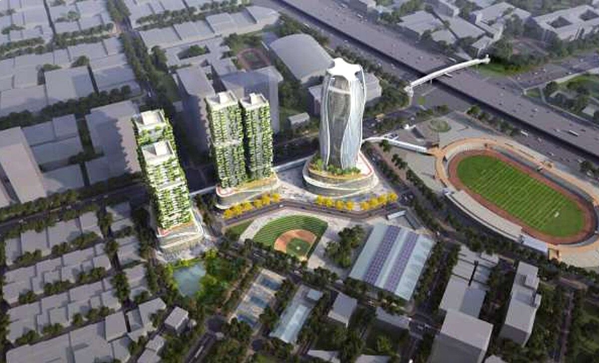 全國首創!高雄「黃金生活圈」成形 TOD結合運動園區捷運開發 「高雄捷運橘線O9苓雅運動園區站土地開發案-BC基地」具備優異區位優勢,形成「運動—藝文—商業」三位一體黃金生活圈。圖/高雄市政府提供