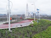 板橋新莊新地標　「新月橋」開放試通行