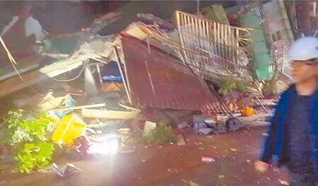 
新北地檢署發現三重區「莘聖沐光居」建案，施工過程不僅偷工減料，還企圖偽造觀測鄰房傾斜的數據回報新北市工務局，依法起訴承造璿灃公司工務部副總經理陳村田等5人。（本報資料照片）
