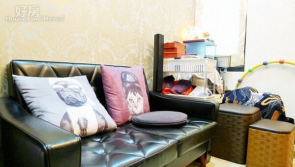 7.柯雅馨現居新生北路的樓中樓套房。