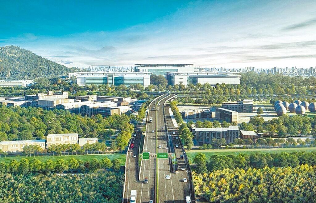 內政部都市計畫委員會26日審議通過「楠梓園區聯外交通路網都市計畫變更案」,將新增國道1號楠梓交流道聯絡道等工程,預期將大幅提升左營與楠梓地區交通機能。圖/高雄市都發局提供