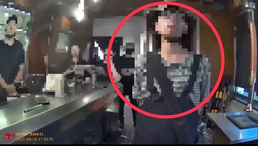 蕭姓男子不滿訂位被取消砸店洩憤。圖/聯合報記者翁至成翻攝