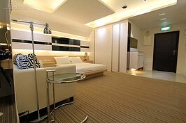 知名影評人李光爵(膝關節)位在內湖的新家。（膝關節提供）