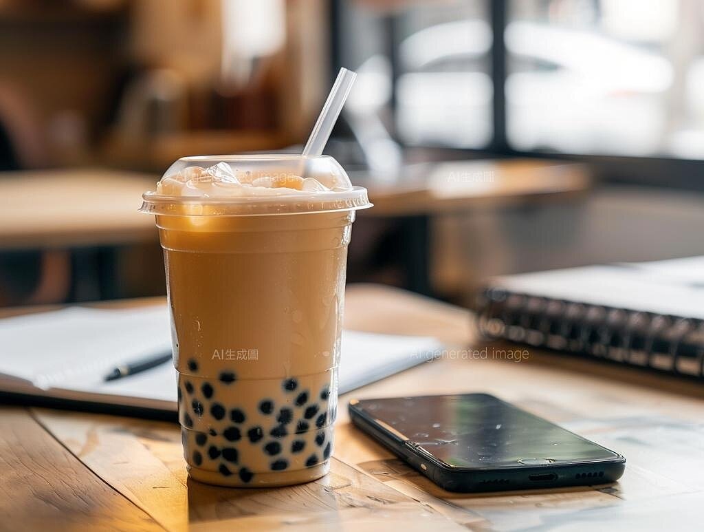 台灣飲品文化享譽國際,最廣為人知的當屬手搖飲代表「珍珠奶茶」。示意圖/AI生成