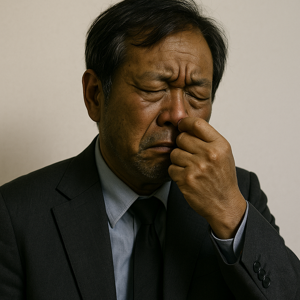 一名身家雄厚的大老闆本身患有糖尿病與高血壓,某天突散發出阿摩尼亞味,膚色黯沉、疲憊無力,才發現腎功能出現嚴重惡化。圖/AI生成