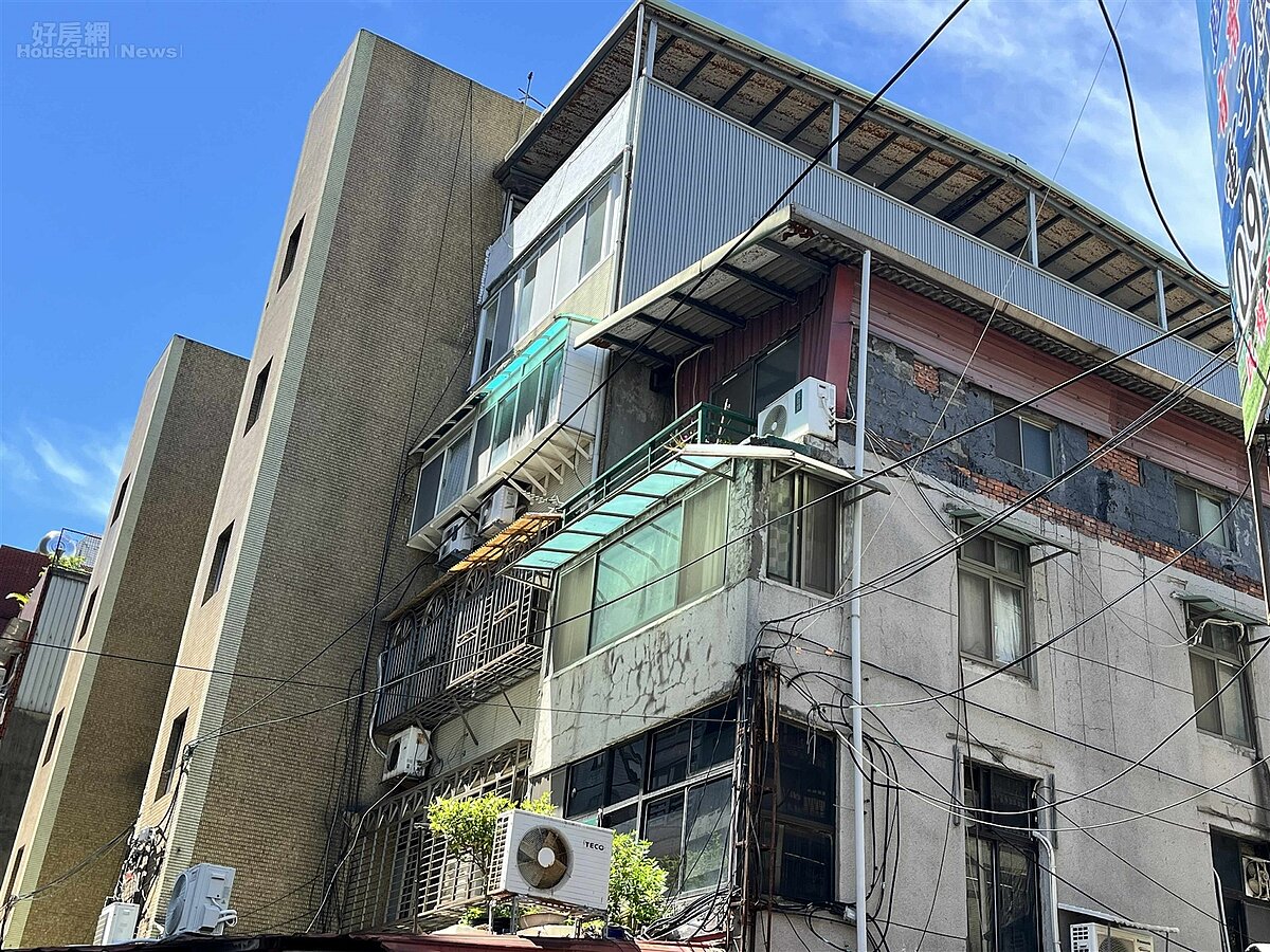 松山區老屋。圖／好房網News記者黃暐迪攝影