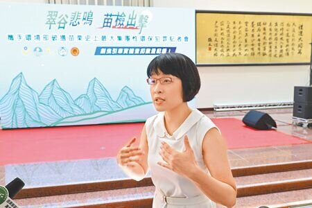 苗栗地檢署檢察官彭郁清(見圖)指揮警方攜手環境部,在苗栗縣查獲非法棄土集團。(謝明俊攝)