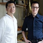 兩位來自台南的孩子,一個用設計一個用烘焙,透過麵包傳遞掌心的溫度。(好房記者張聖奕/攝影)