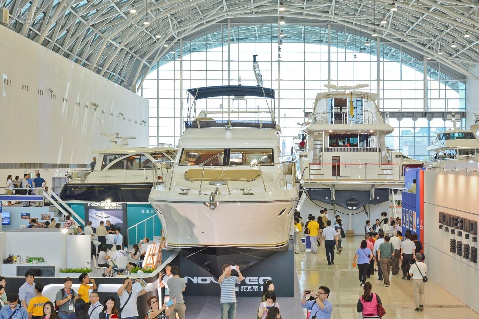 高雄遊艇展現場情景。(好房News記者 陳韋帆/攝影)