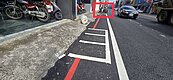 桃園區復興路出現迷你停車格！機車「停不了」原因曝光