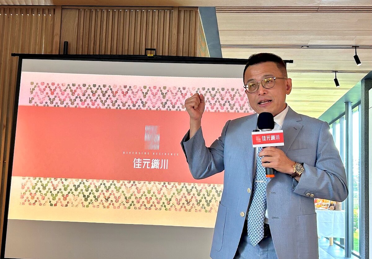 佳元建設董事長蔡錫全。圖／好房網News記者蔡佩蓉攝影