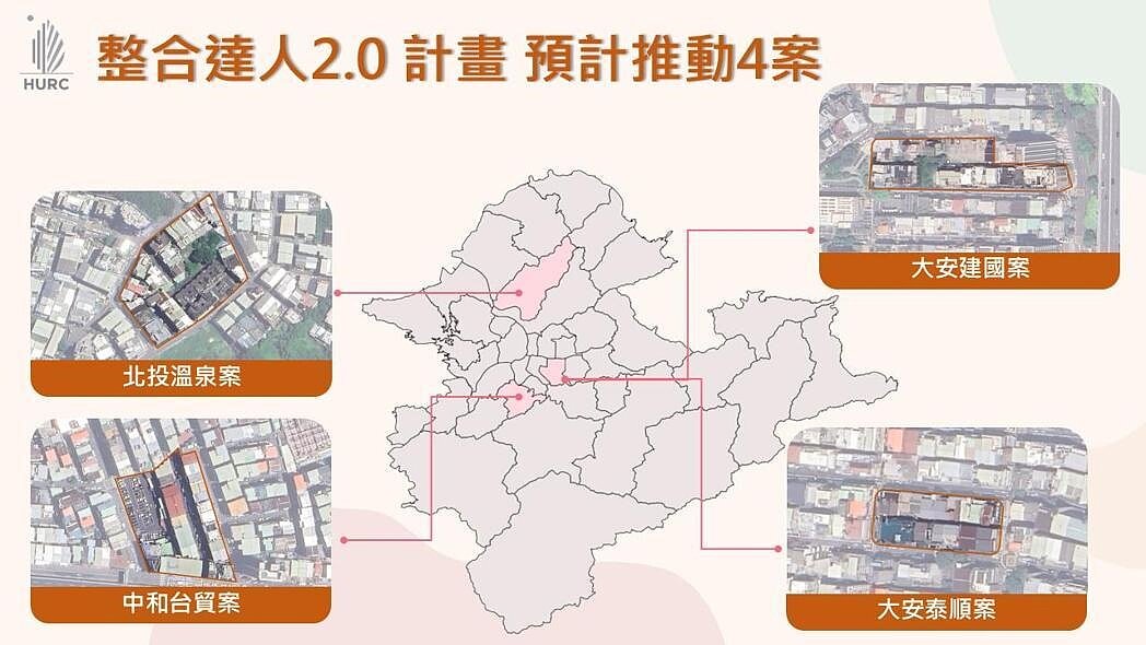 國住都年底將釋出四件公辦都更示範案。圖/國住都提供