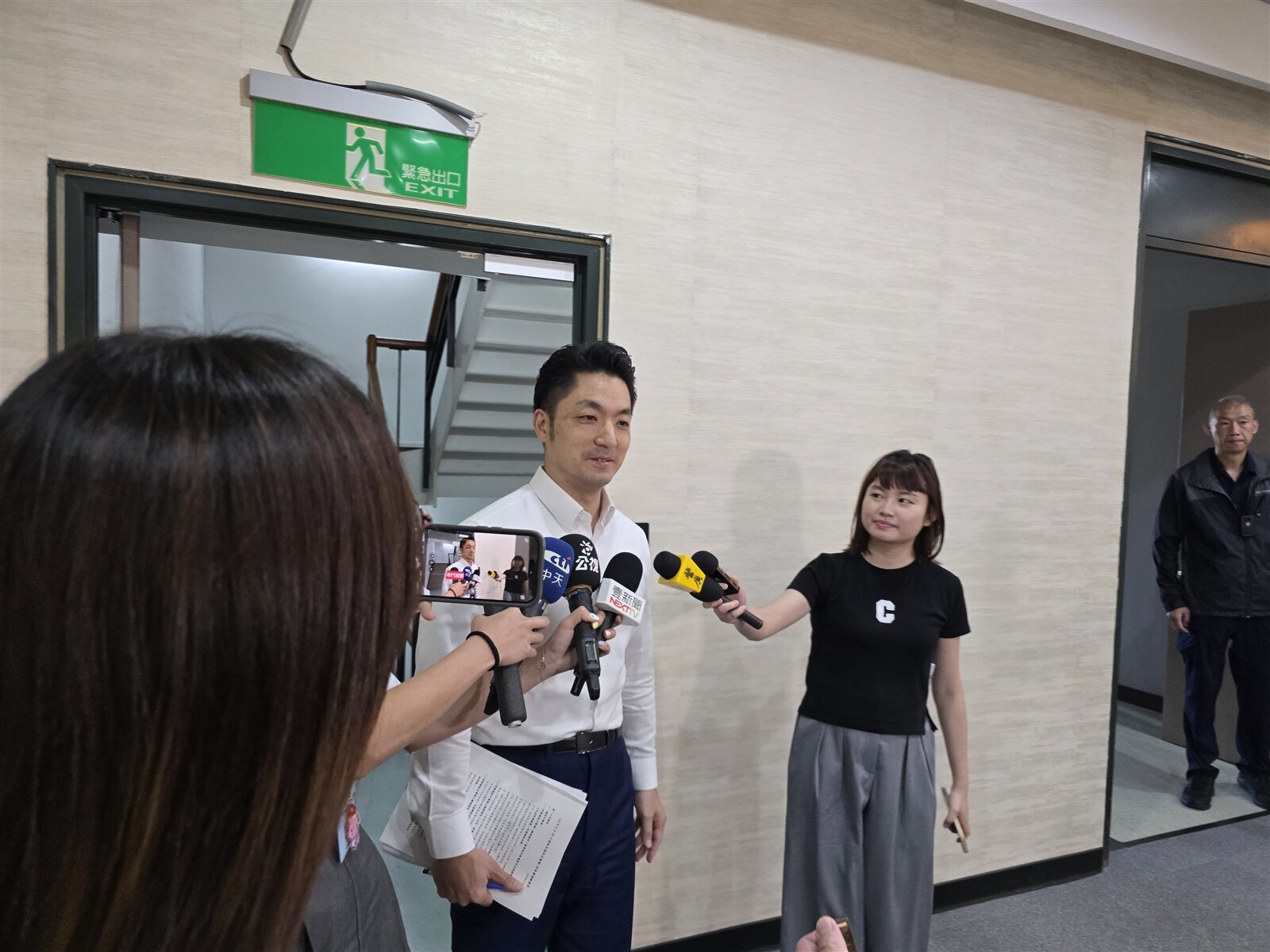 台北市長蔣萬安今天下午出席道安會報。記者邱書昱/攝影