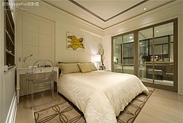 一個家，最重要的無非就是有間中看又中用的臥室，如果將房間打造成頂級飯店的風格，是不是讓人更不想踏出房門。（圖／好房設計風）