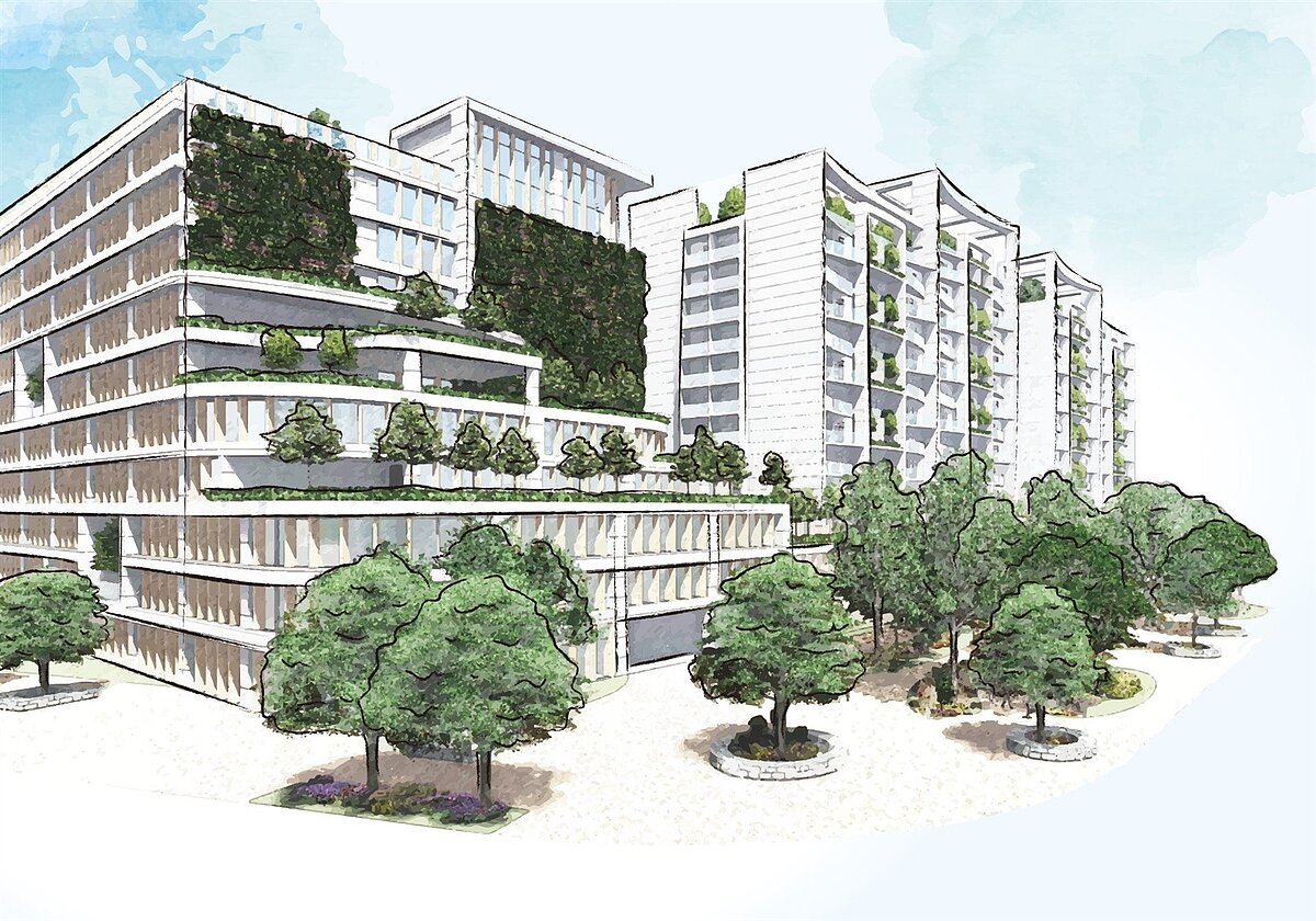 三重銀新未來城模擬圖。圖/新北市衛生局提供