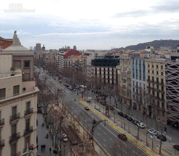 西班牙巴塞隆納街景。（好房News記者李玲玲/攝影）