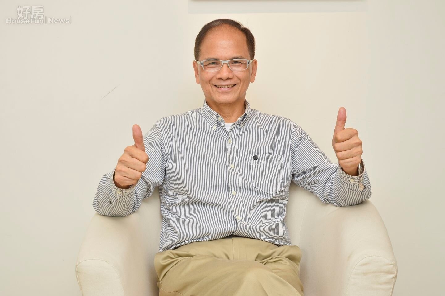 前行政院長游錫堃,今年(103年)宣布參選新北市長。(好房News記者 陳韋帆/攝影)