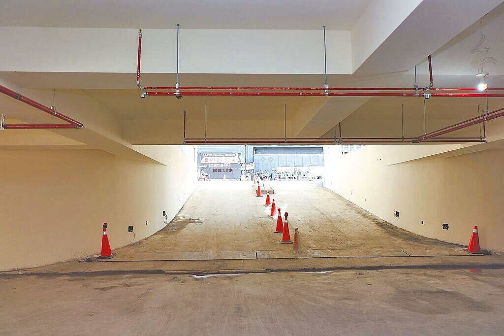 嘉義市義昌公園地下停車場近期將完工。圖/嘉市府提供