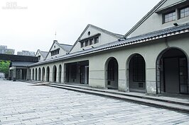 松山文創園區前身為1937年日據時代興建的松山煙草工廠，1998年停止生產，2001年由北市府指定為市定古蹟。(好房記者張聖奕/攝影)