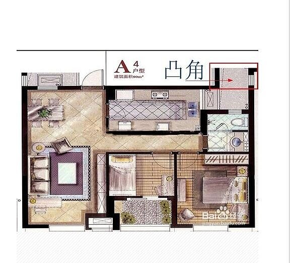 風水 格局(翻攝自百度經驗)
