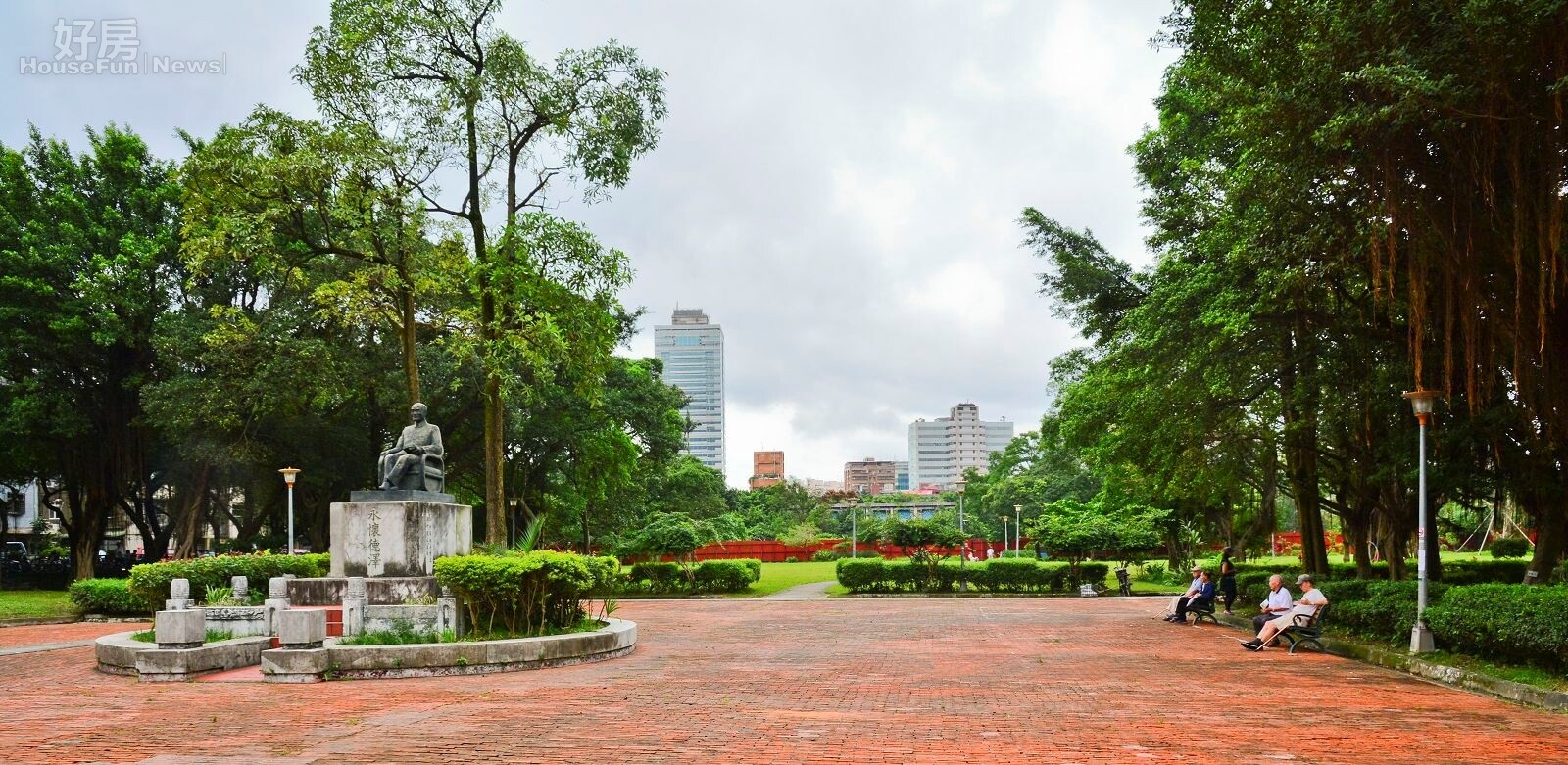 廣慈博愛院舊址都更基地坐落於北市福德街及大道路西北側，目前仍留有大片綠地，若規劃得宜，可形成信義區嶄新的森林公園綠地。（好房News記者 陳韋帆／攝影）