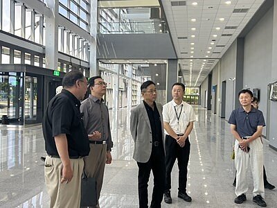 貿協投入45億裝修台中國際會展中心,市府為年底開幕做足準備。圖/台中市經發局提供