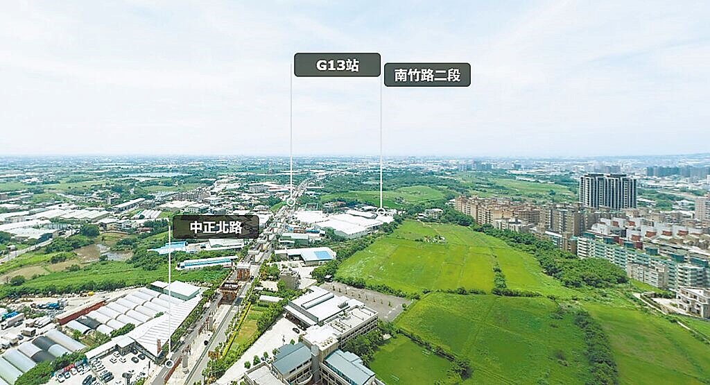 桃園市都發局啟動捷運綠線G12至G14站周邊土地開發公開展覽作業,串聯航空城、南崁市區與桃園藝文特區。圖/桃園市都發局提供