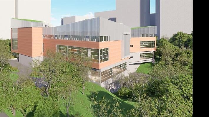 竹縣總圖推「金屬屋頂優化票選」邀民眾共創圖書館新風貌。圖/新竹縣文化局提供